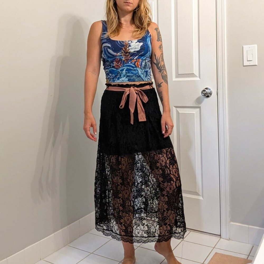 Thistlepearl Witchy Lace Skirt
